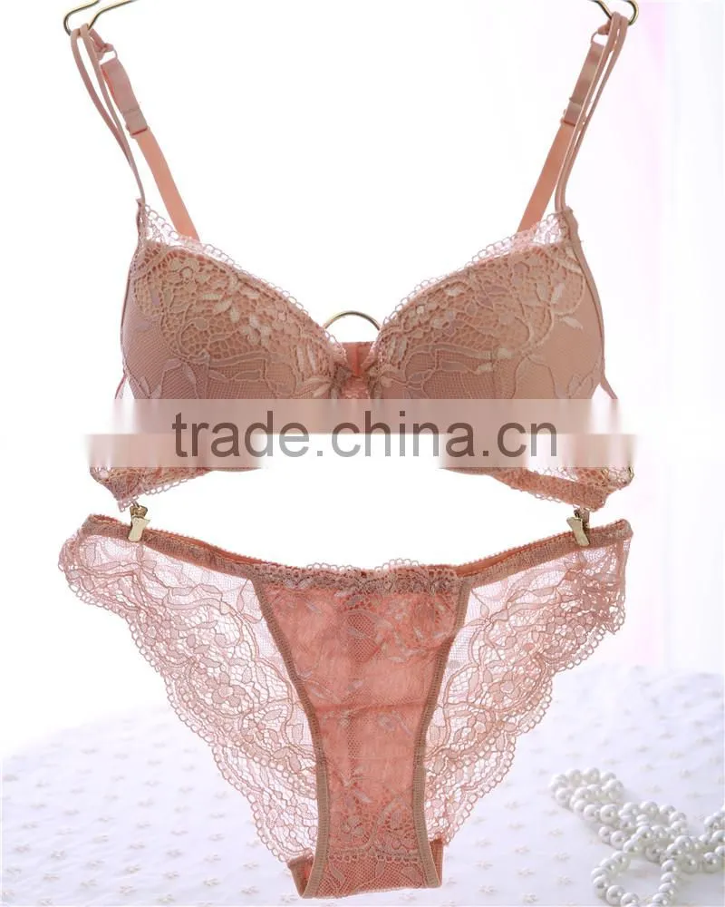 Fancy Beautiful Young Girls lady lace sexcy Underwear bra set