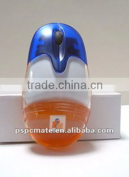 Aqua Mouse with Customized Floater Custom Computer Mouse