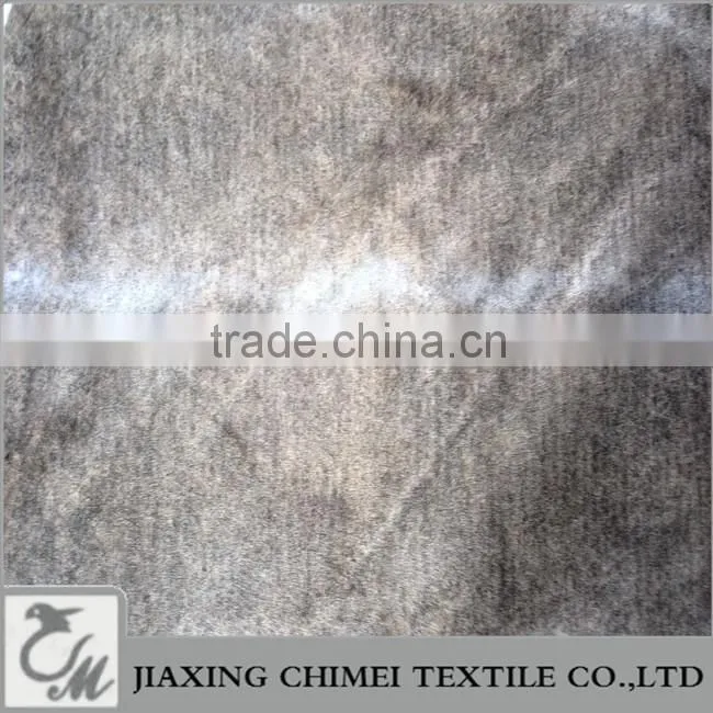 pile length 25mm two color jacquard faux fur tip-dyed faux fur