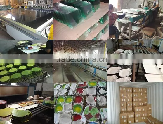 The green peace fruit of fruit series glass plate