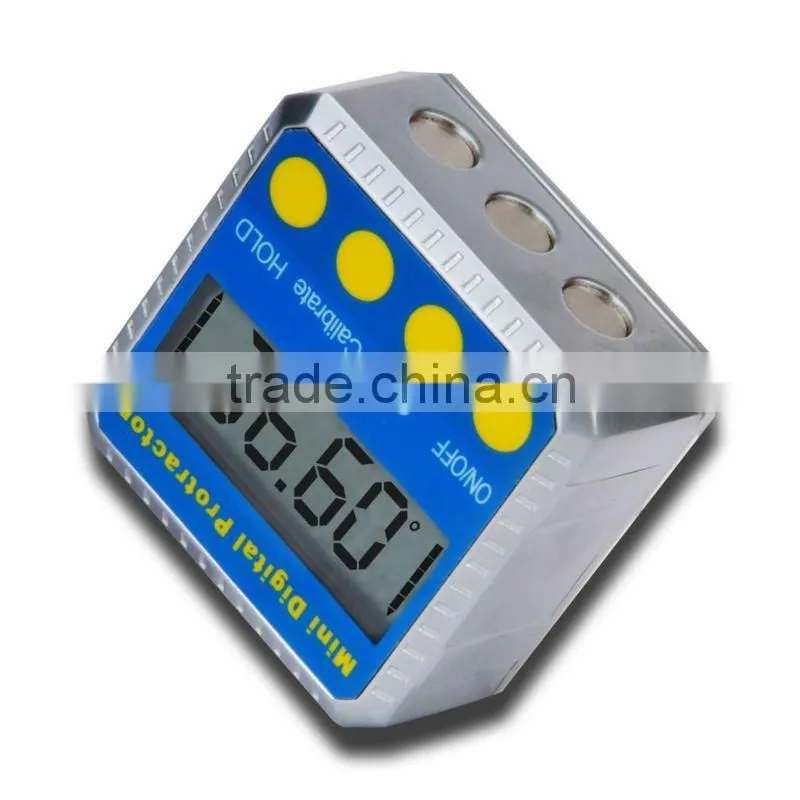 Digital Angle Gauge Meter Protractor 360 degree Magnets Base Level Slope Bevel Box Inclinometer