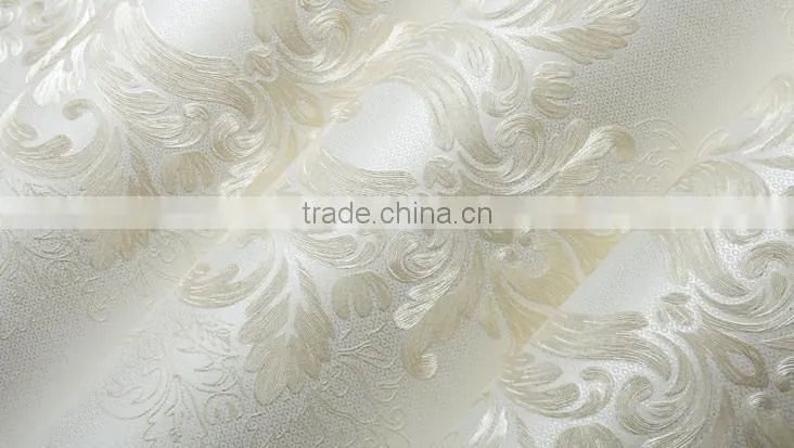 modern fashion wallpaper european style flock wallpaper