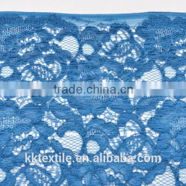 New arrival 25% nylon 75% rayon with gold flower rayon nylon blend fabric