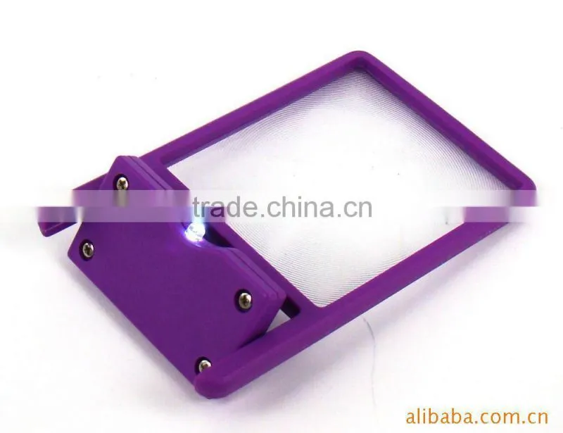 LED lighted stand magnifier