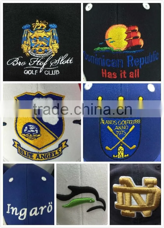 Adult Age Group Baseball Cap Hat Embroidery Pattern Style 6 Panel Golf Hat Made in China