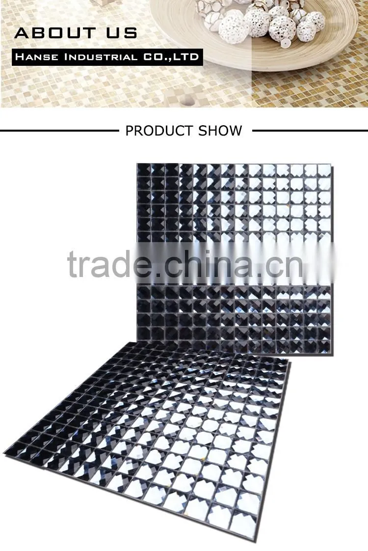 F2X-11 300X300MM platinum glass decorative mosaic tile artists