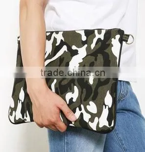 good quality camouflage picture envelope clutch bag messenger bag