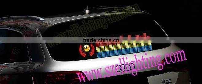 2014 newest design EL Car Sticker
