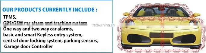 Wireless car tpms with accurate data display on LCD screen