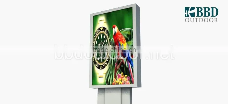 Hot selling most popular stainless steel scrolls billboard
