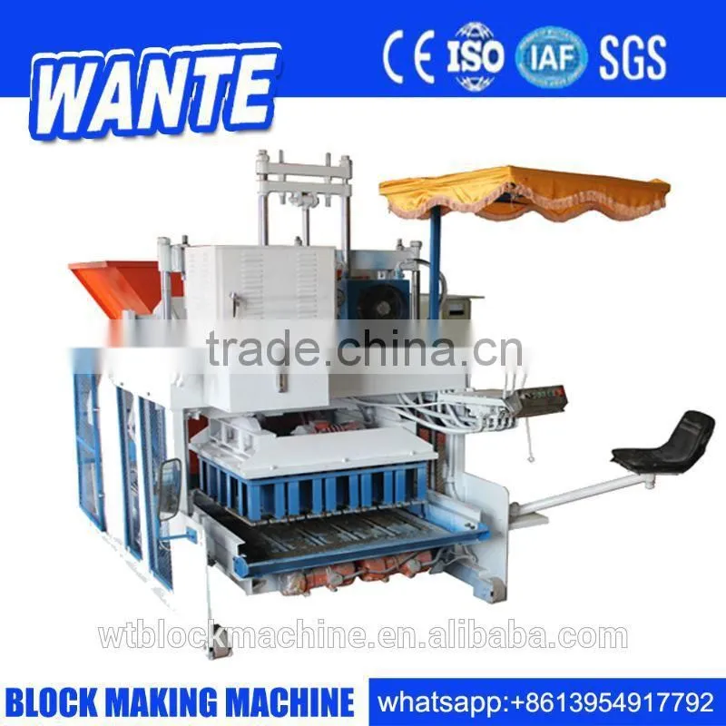 WT10-15 Mobile type brick making machine german manufacturers