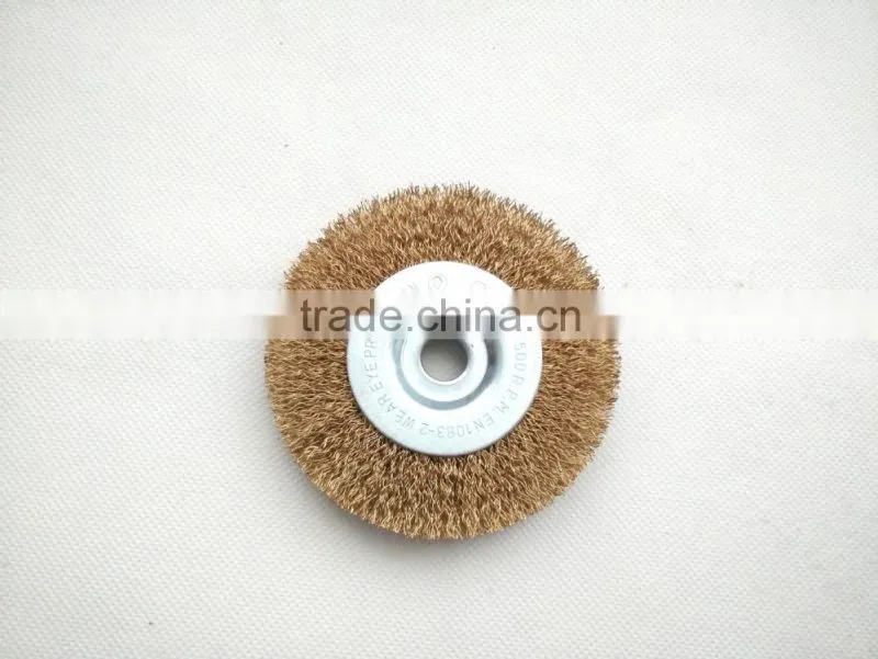 DIY-wheel brushes with arbor hole, diameter 100mm or 4"