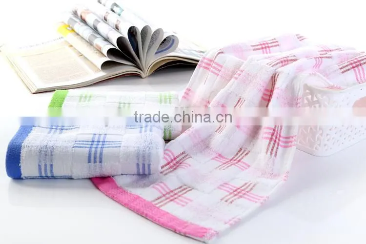 high quality 100% cotton face towel supplier in China