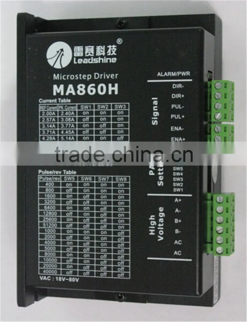MA860H leadshine ac dc stepper motor driver step motor controller