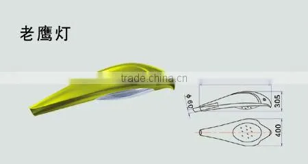 Installation tube size 60mm street light