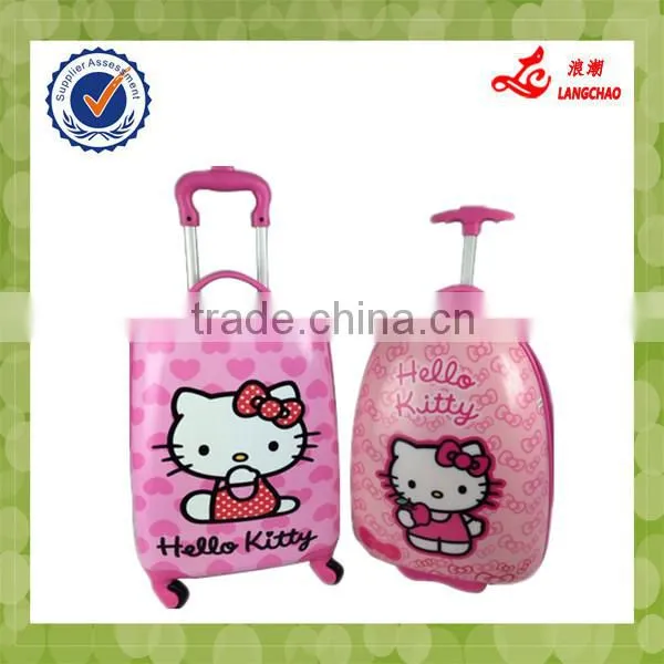 Hot Selling ABS With Wheels Printed Different Pictures Kids Cute Luggage