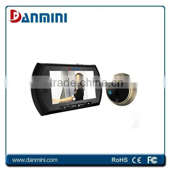4.3" digital video peephole door camera,digital peephole camera,digital peephole door viewer