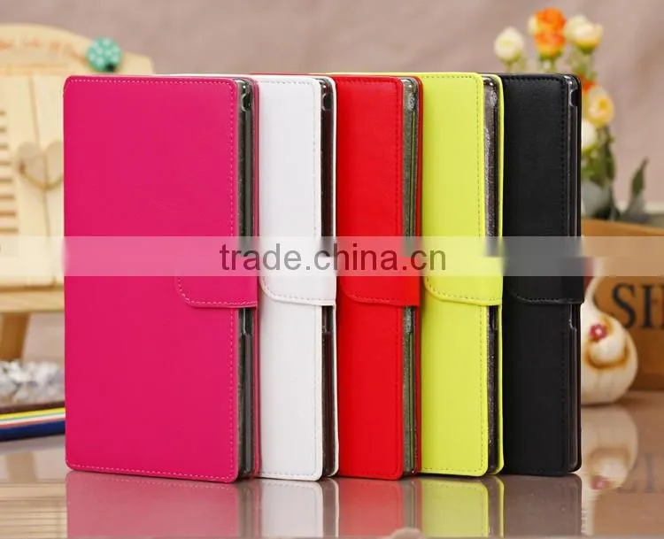 Flip leather case for Sony Xperia SP