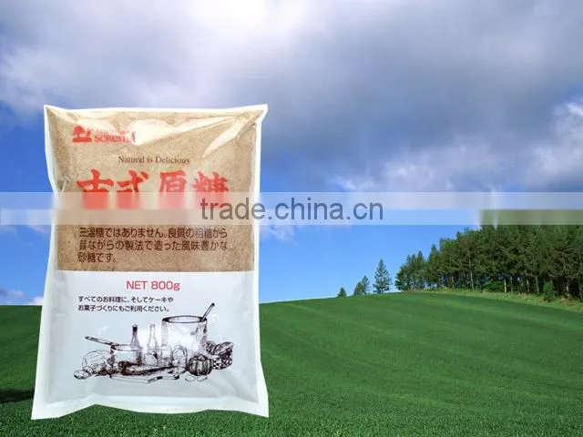 Natural brown sugar'Souken-sha' Traditional style natural sugar 800g