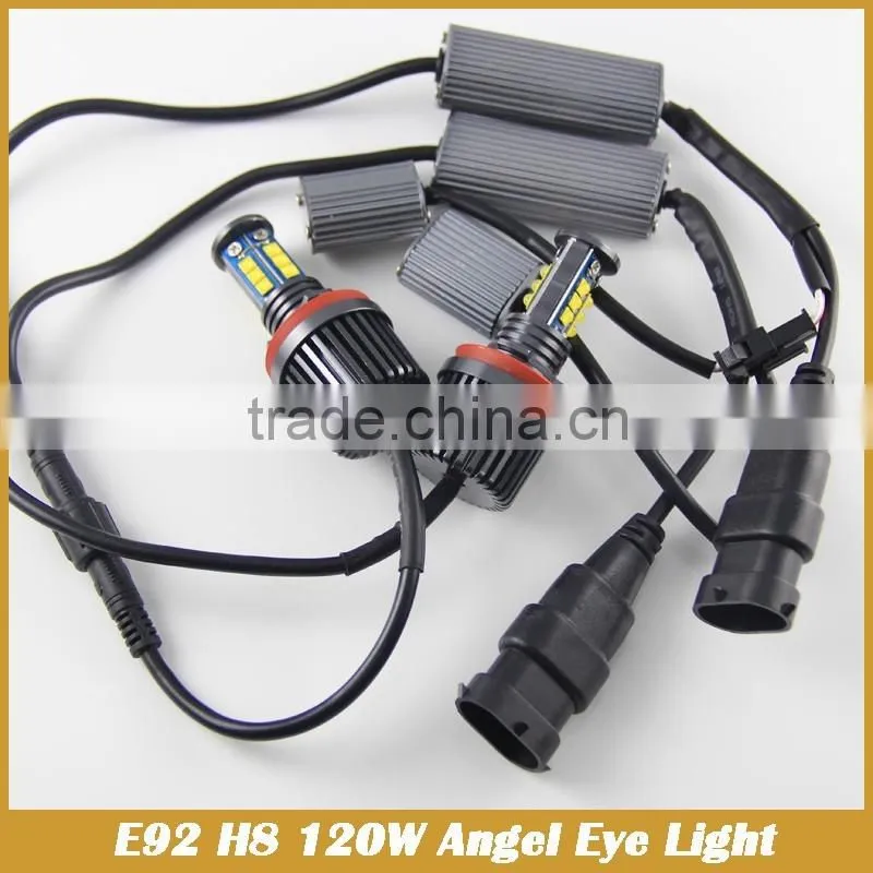 E92 H8 LED 120W Angel Eye Marker LED White for E87 E82 E92 E93 E90
