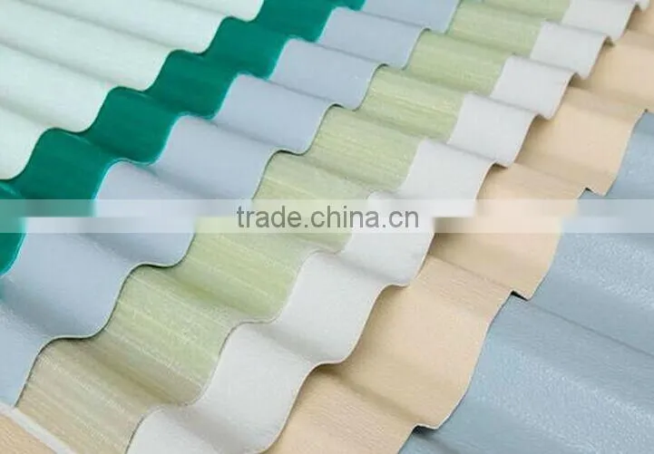 High Strength Light Weight FRP GRP corrugated sheet Durable Roof sheet