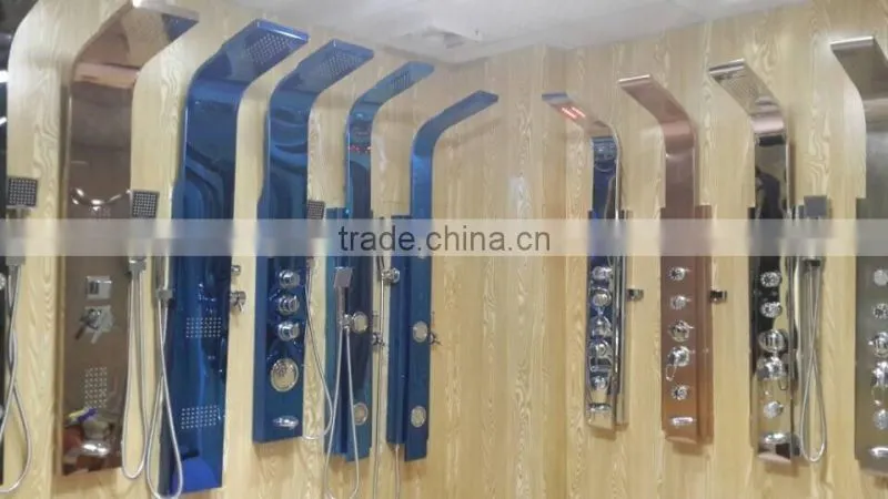 bathroom product massage stainless steel shower column Y-057