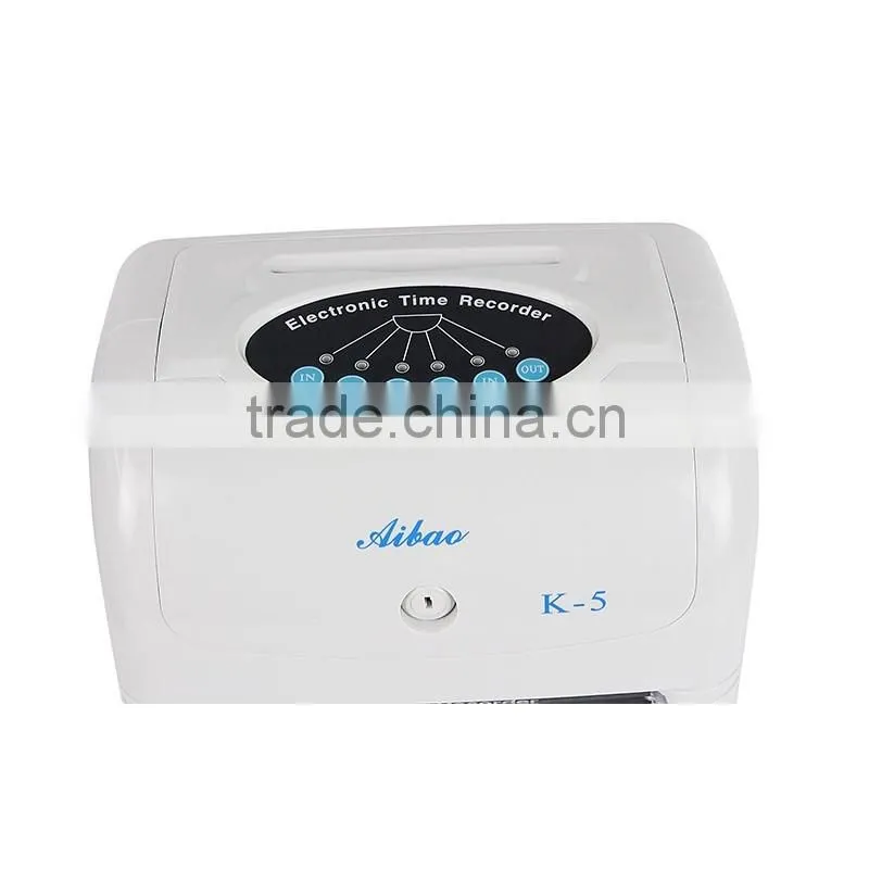 punch card time recording attendance machine
