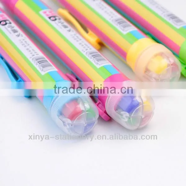 student' crayons,4 colors rotating crayon,4 in 1 crayon