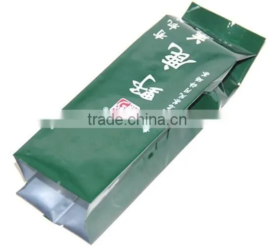 customized empty tea packaging bag for sale
