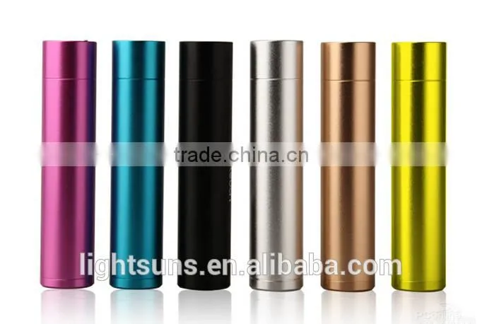High Quality Round Super slim Portable 2600mAh USB mobile power bank For Iphone 6 5s Samsung