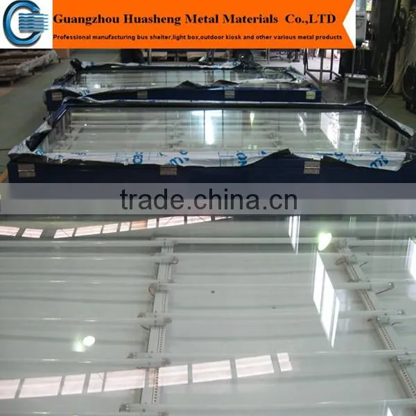 prefab outdoor advertising scrolling light box /outdoor acrylic scrolling light box