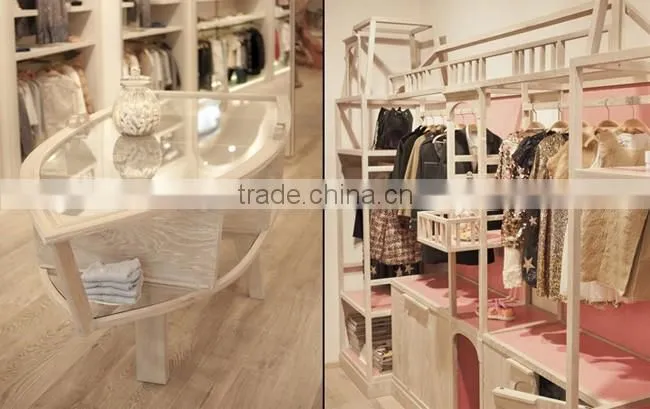 Unique supply high end fashion revolving garment rack
