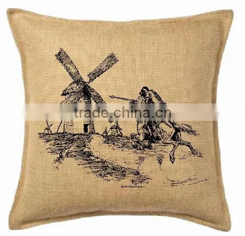 Traditional design mirror work cotton cushion cover 40*40cm
