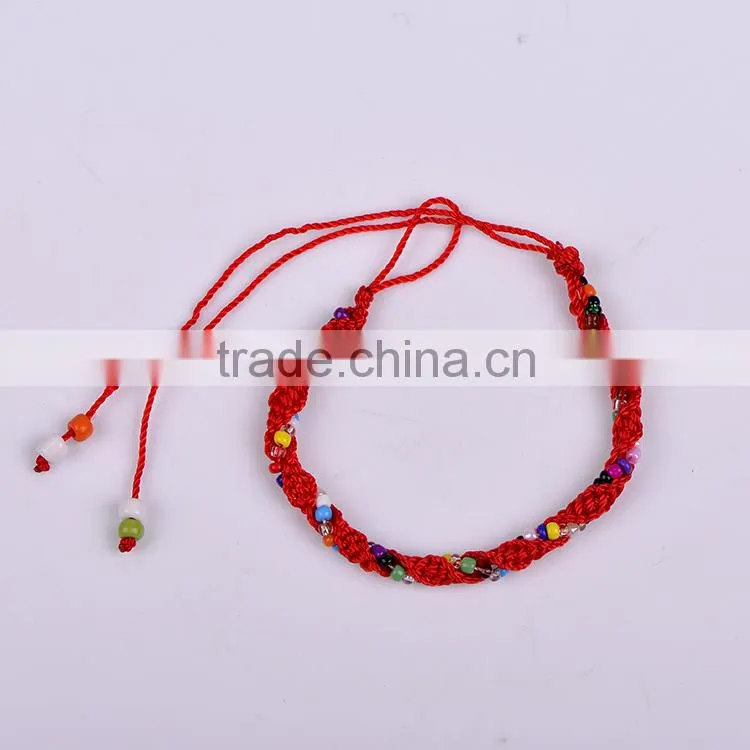 Factory Discount Prices Handmade beads braided brazil bracelet
