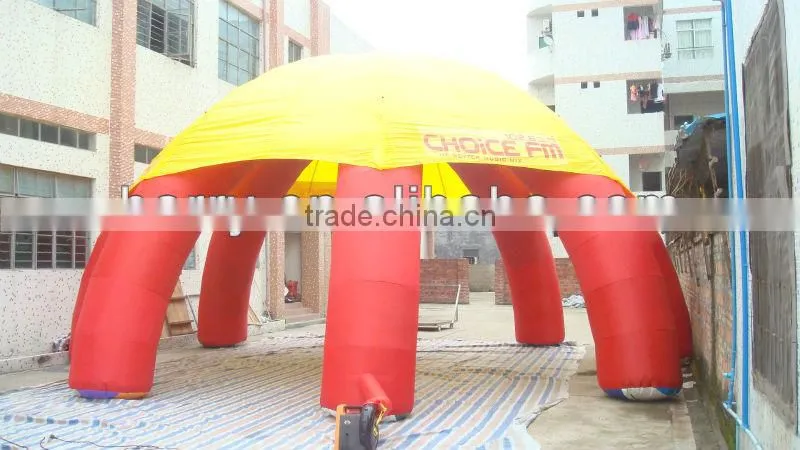 inflatable lighting dome tents/inflatable dome tent for Giant party