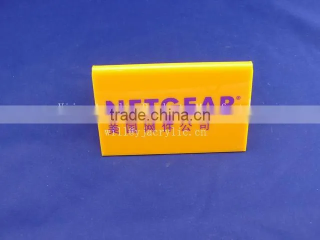 acrylic name cards holders for office