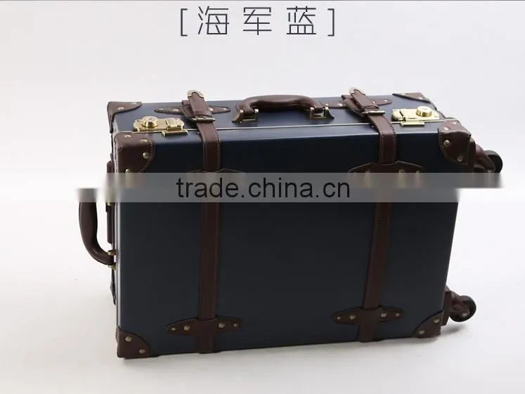 New Style Classic Vintage Suitcase With Spinner Wheels