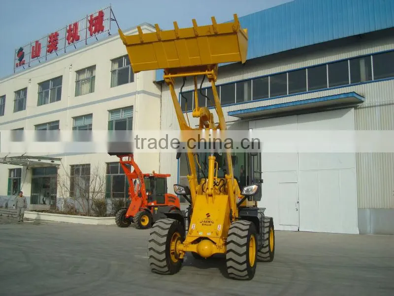 small garden tractor loader front end loader NEOL200 zl-18 with huafeng engine hydraulic joystick
