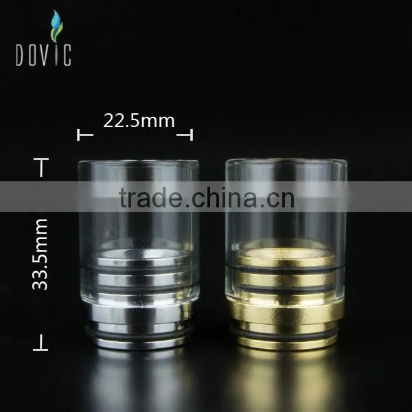 Glow 22 mm wide bore chuff enuff top cap ,22 mm wide bore glass drip tip wholesale
