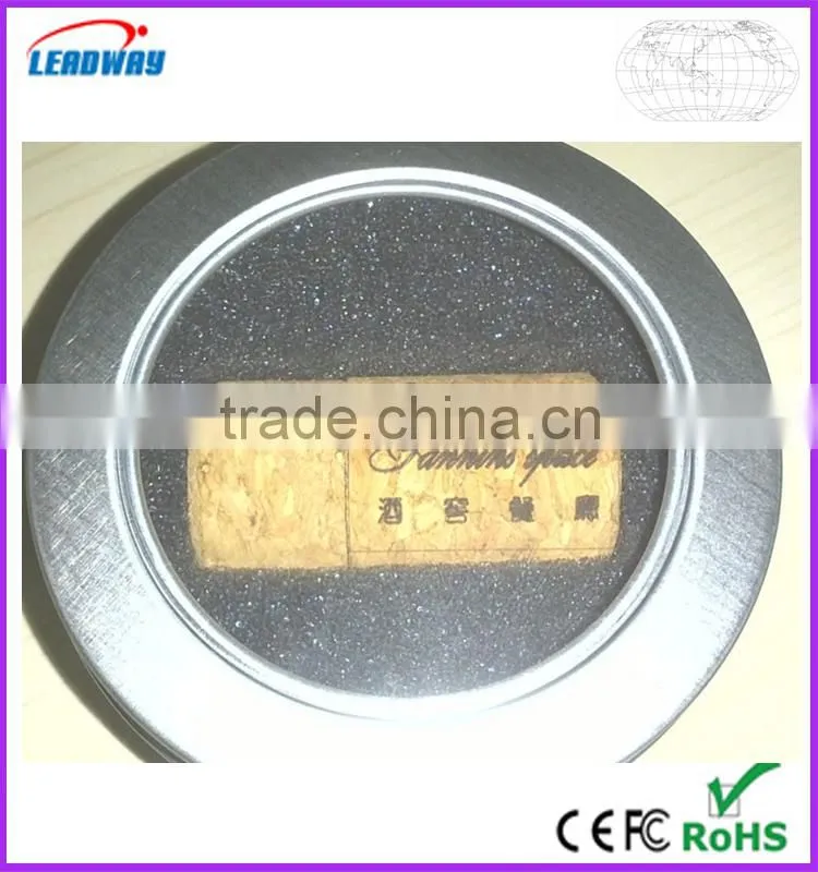 Promotional gifts cork usb flash memory
