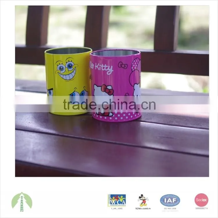 fancy color pencil tin box