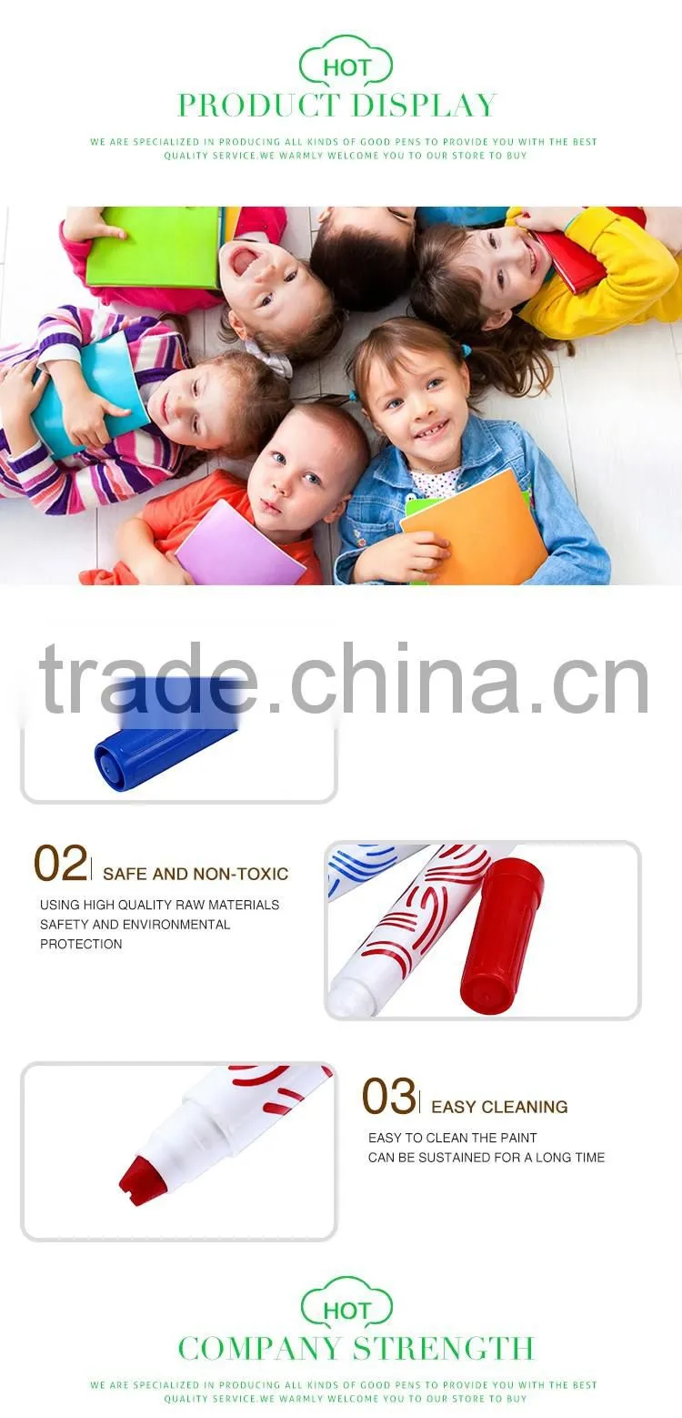 Multi-color ink washable magic non-toxic water color pen