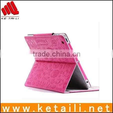 for ipad mini /2/3/4 leather case , popular (FDA,BV,ISO report)