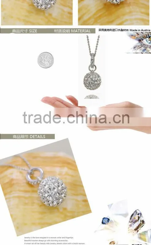 220651b fashion jewelry noble jewelry wedding diamond necklace set