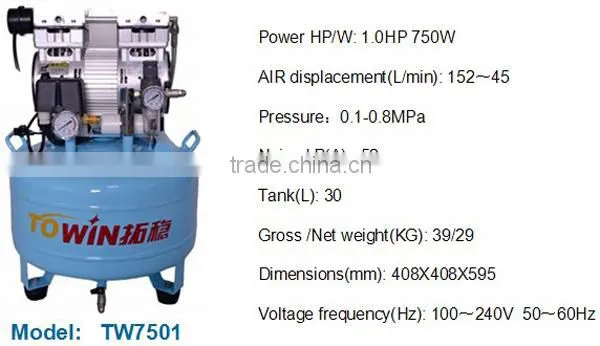 7 bar air compressor(Towin-750W-30L)