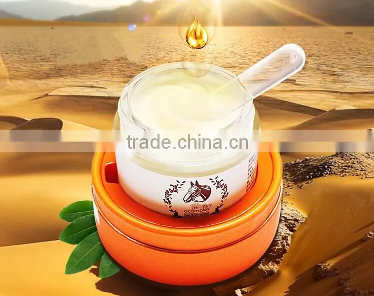 Hot Sale Skin Care Natural Whitening Moisturizing Face Beauty Cream, Horse Oil Cream