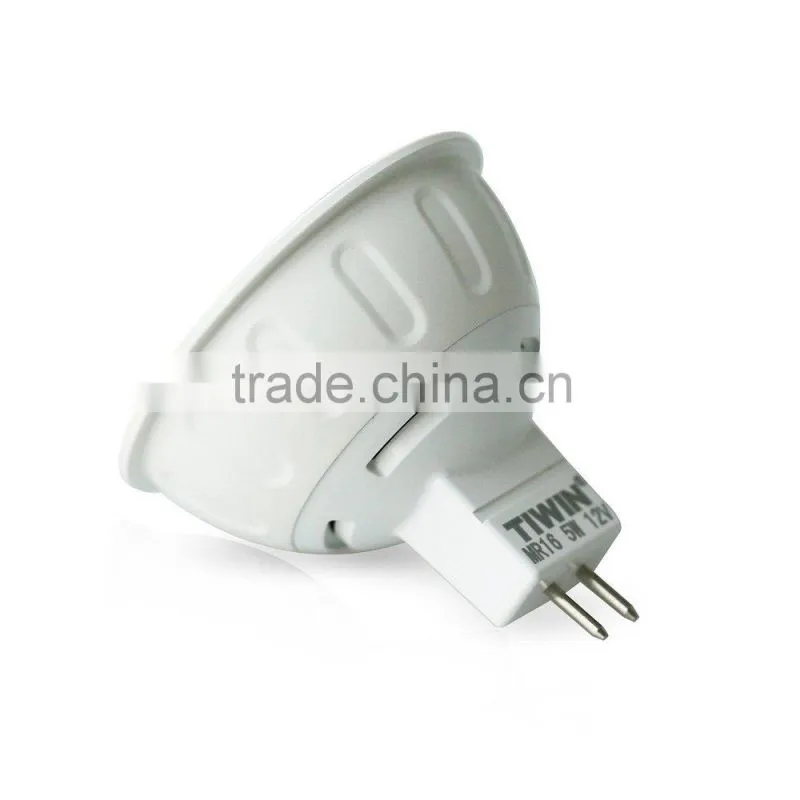 TIWIN 2015 New design CE ROHS Warm White Spot SMD 5W Led Mr16 Bulb Light