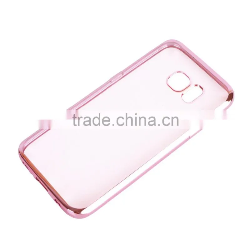 electroplating tpu phone case for samsung galaxy s6 s6edge .electroplating phone case