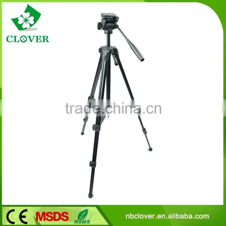 Shiny,black or silver color telescoping tripod stand for camera