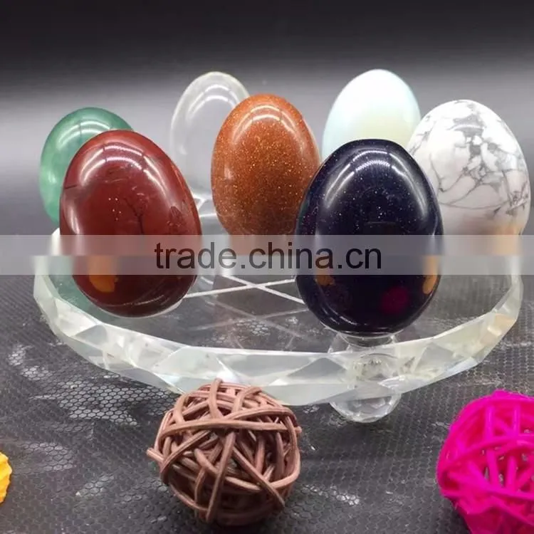 Natural Rock Semi Precious Crystal Stone Chakra Yoni Egg Set